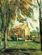 Paul Cezanne Der Teich des Jas de Bouffan im Winter France oil painting artist